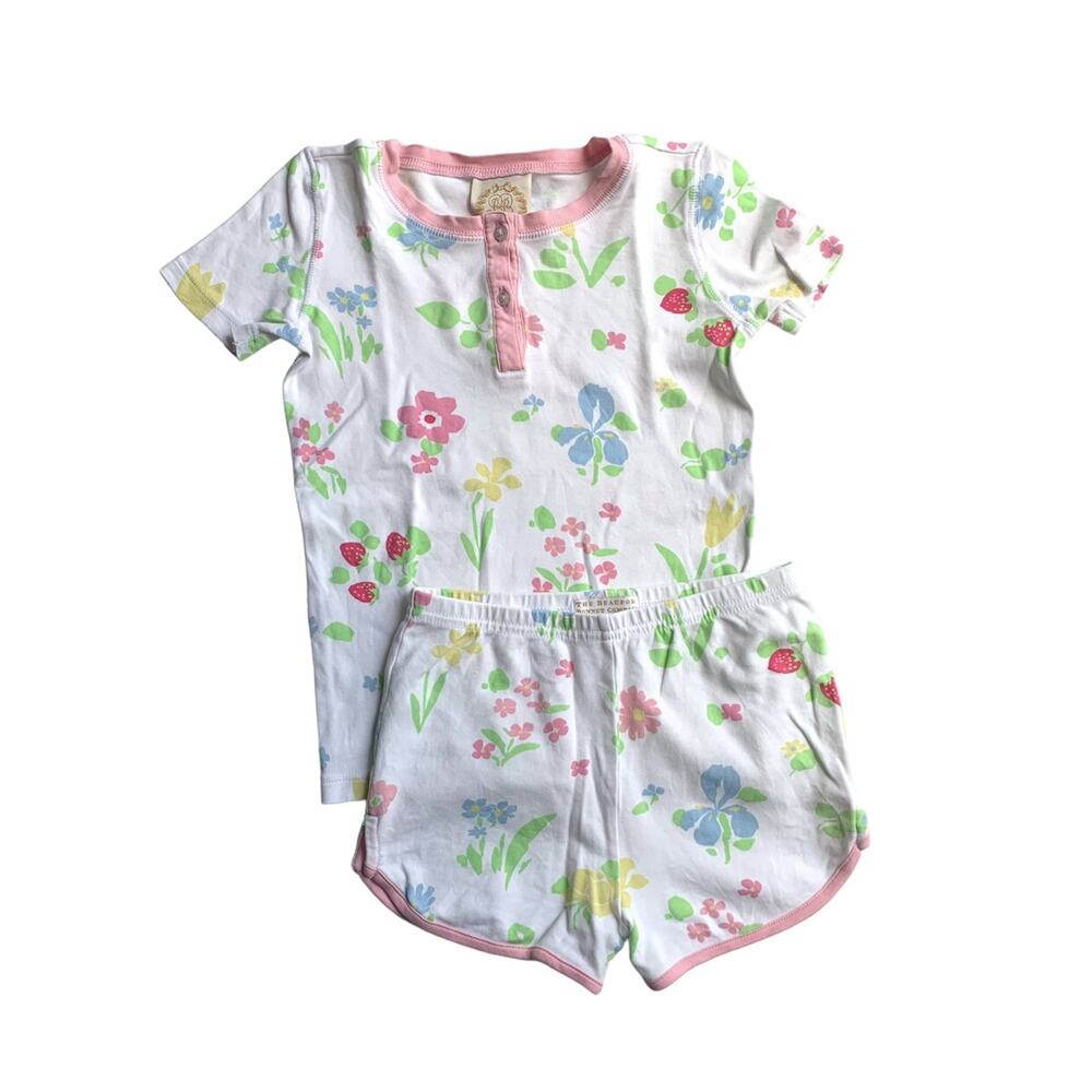 TBBC Sara Jane's Short Set Dallas Daffodils With Palm Beach Pink